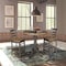 International Concepts Round 36 in Rd Ped Gathering Ht Table, 2 Emily Counter Ht Stools, Hickory/Coal, 36 in W, 36 in L K45-36RT-6B-S6172-2 - alternate 4